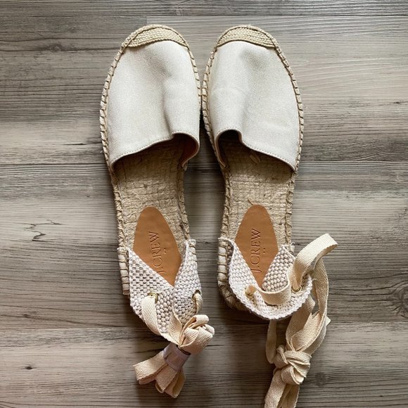 J. Crew Lace-Up Espadrilles - Picture 1 of 5